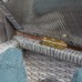 Alderley Rattan Storage Bench Grey